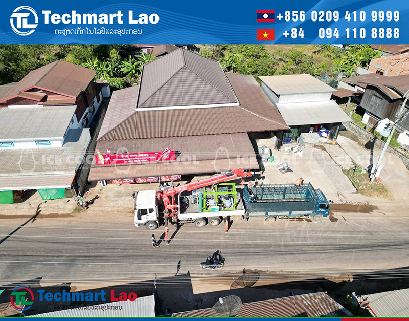 ການຕິດຕັ້ງໃນຮ້ານອາຫານຂະໜາດໃຫຍ່