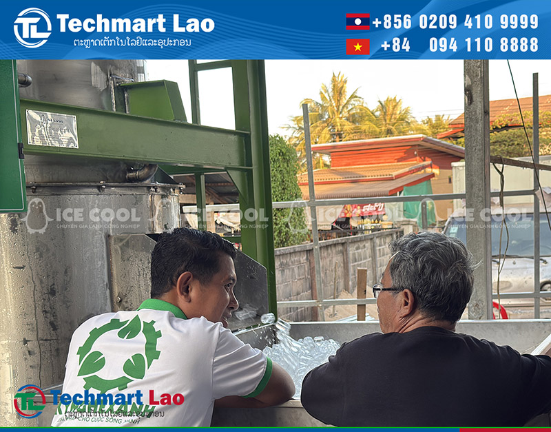 ພາບການປຶກສາການຕັ້ງຮາຄາຂາຍນ້ຳກ້ອນ