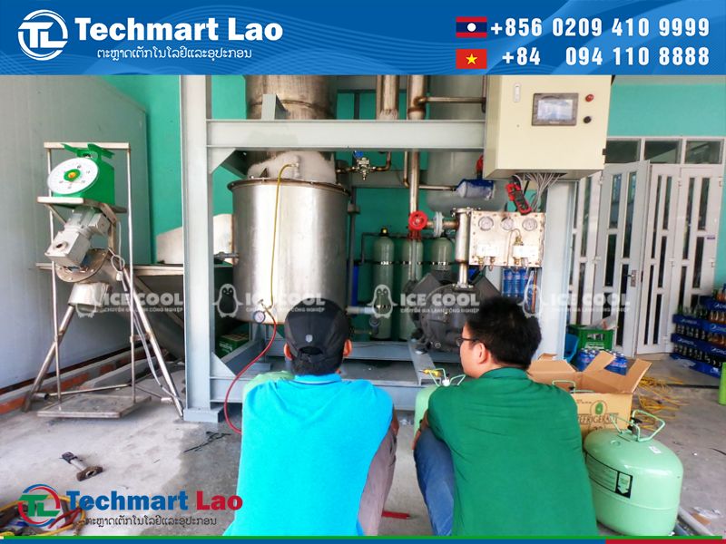 ເຄື່ອງເຮັດນ້ຳກ້ອນປະຕິບັດຕາມຂັ້ນຕອນການເຮັດນ້ຳກ້ອນທີ່ມີຄຸນນະພາບທີ່ສະຫຼາດ