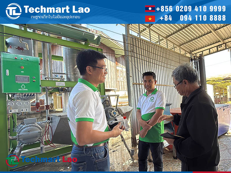ໂຕນ ໃຫ້ແກ່ເມືອງປາກເຊ ປະເທດລາວ ເພື່ອນຳເອົານ້ຳກ້ອນສະອາດມາສູ່ປະເທດຂອງທ່ານ